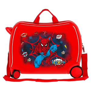 Trolley da Viaggio Spiderman MARVEL in ABS Bagaglio Cavalcabile Valigia 50x38x20 CM - 2079821