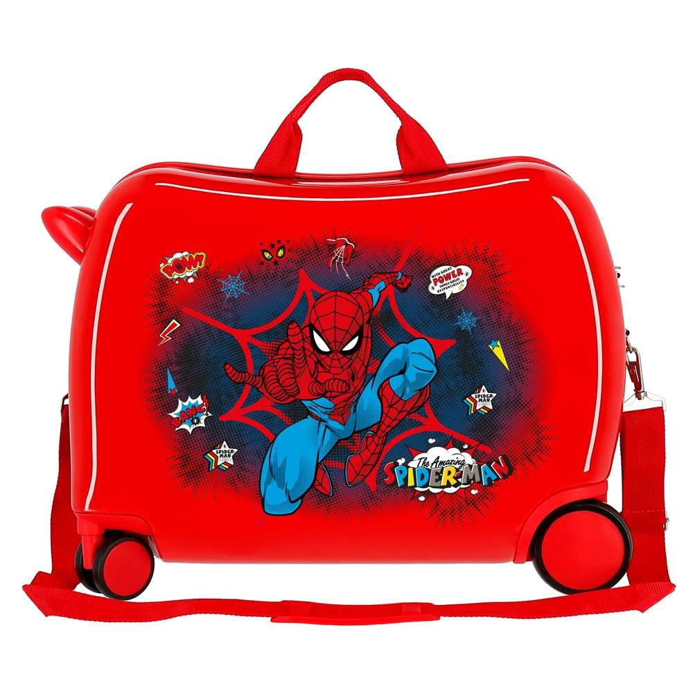Trolley da Viaggio Spiderman MARVEL in ABS Bagaglio Cavalcabile Valigia 50x38x20 CM - 2079821