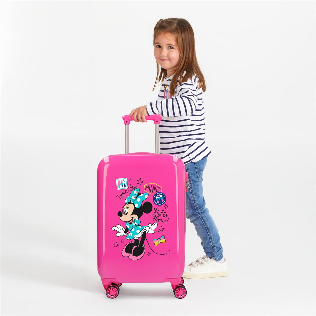 Trolley Minnie Mouse DISNEY da Viaggio Bagaglio a Cm. 55 in ABS - 2561462