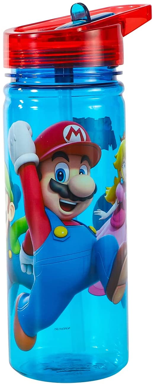 Borraccia Super Mario in Tritan con Beccuccio Ripiegabile Ml. 580 - St21433