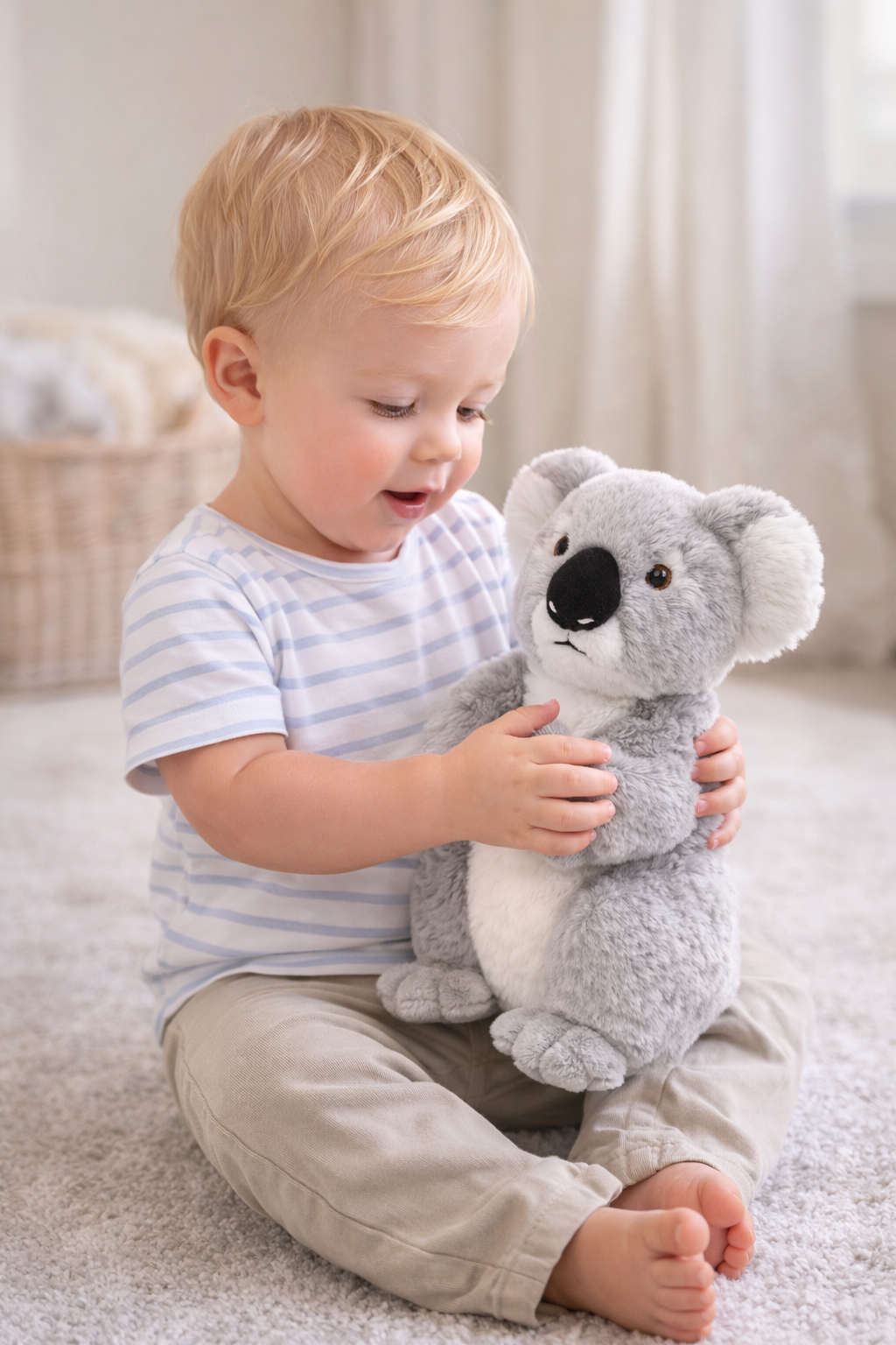 Peluche Koala Grs Cm. 25 Plastica Reciclata Lelly - 800060