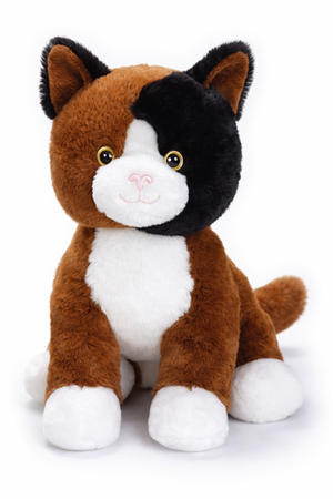 Peluche Gatto Marrone Grs Cm. 30 Plastica Reciclata Lelly - 800201/3