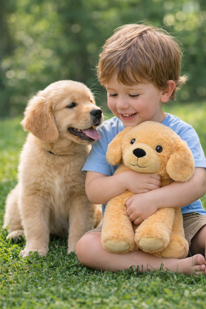 Peluche Cane Golden Retriever Grs Cm. 25 Plastica Reciclata Lelly - 800202