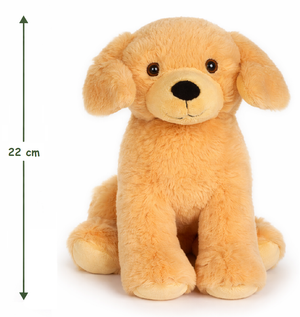 Peluche Cane Golden Retriever Grs Cm. 25 Plastica Reciclata Lelly - 800202