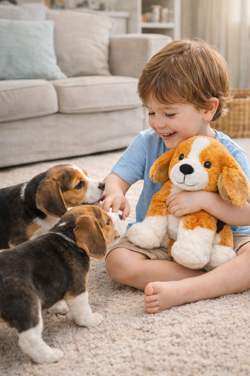 Peluche Cane Beagle Grs Cm. 25 Plastica Reciclata Lelly - 800204