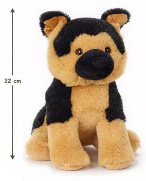 Peluche Cane Pastore Tedesco Grs Cm. 25 Plastica Reciclata Lelly - 800206