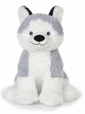 Peluche Cane Husky Grs Cm. 25 Plastica Reciclata Lelly - 800208