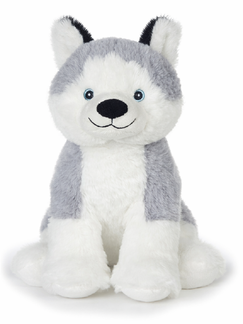 Peluche Cane Husky Grs Cm. 25 Plastica Reciclata Lelly - 800208