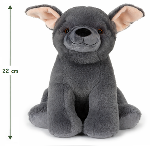 Peluche Cane French Bulldog Grs Cm. 25 Plastica Reciclata Lelly - 800212