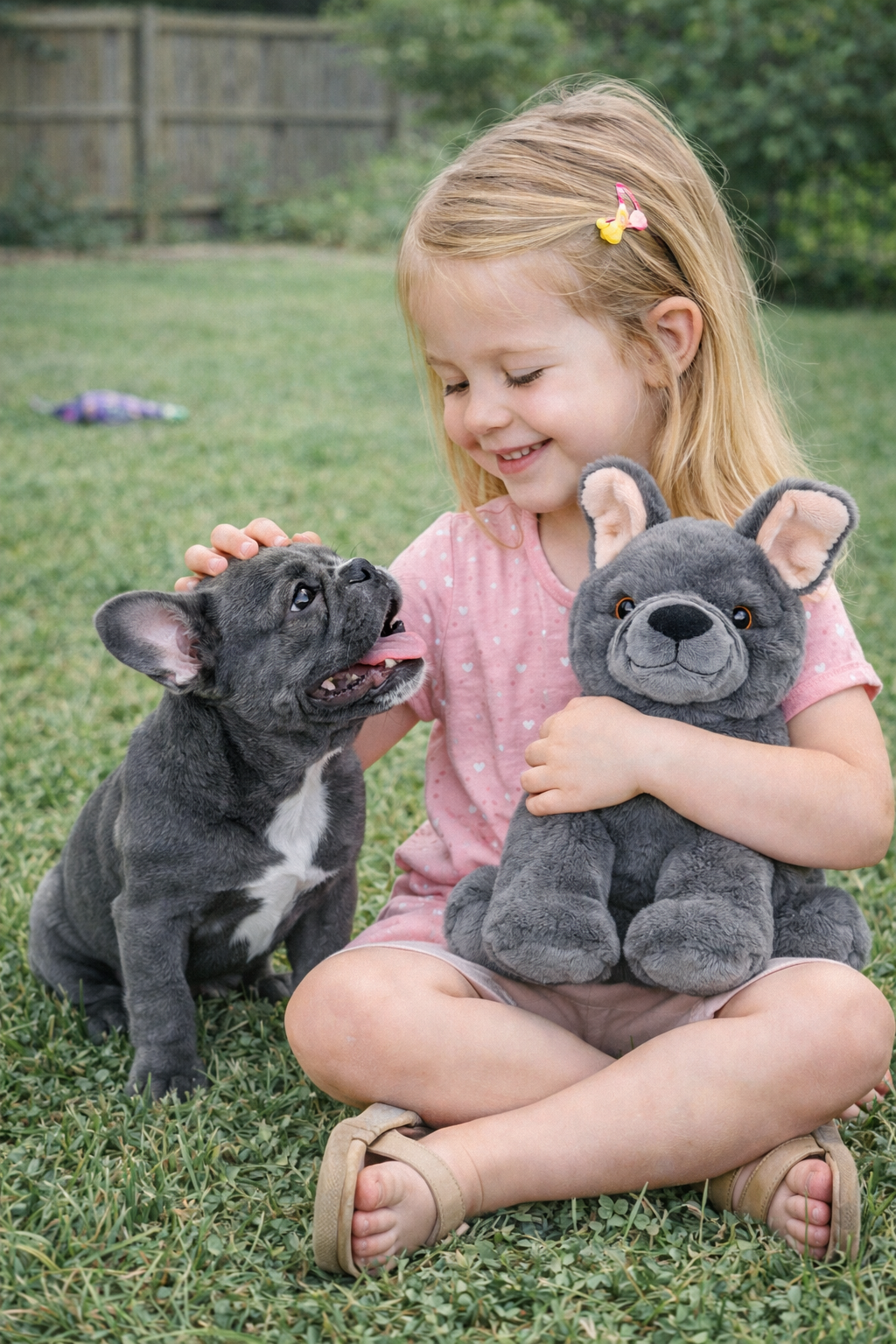 Peluche Cane French Bulldog Grs Cm. 30 Plastica Reciclata Lelly - 800213
