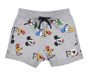 Bermuda Mickey Mouse DISNEY Topolino Pantaloncino Neonato Bambino - Ev0072grigio