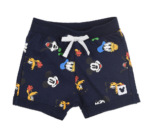 Bermuda Mickey Mouse DISNEY Topolino Pantaloncino Neonato Bambino - Ev0072blu