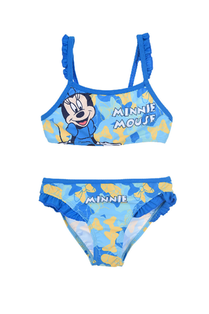 Costume Mare Minnie Mouse DISNEY Bikini 2 Pezzi Bambina - Ev1877azzurro