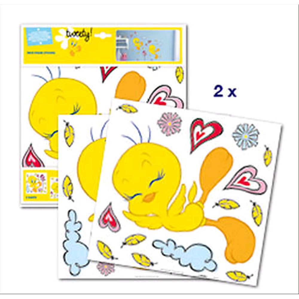 Decori Adesivi Non Luminosi DISNEY Titty 2 Fogli 31x31 CM