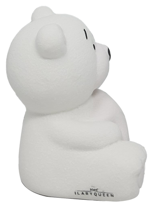 Bomboniera Statuina Orsetto con Stella Rosa in Resina Oggetti per Cerimonie Ilary Queen Personalizzanili - Iq3415