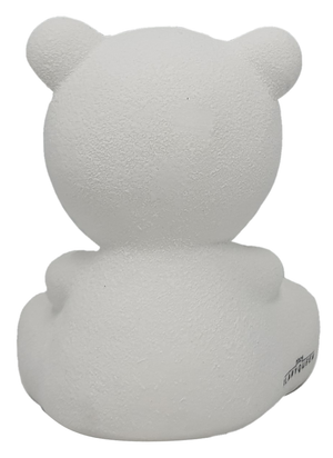 Bomboniera Statuina Orsetto con Stella Rosa in Resina Oggetti per Cerimonie Ilary Queen Personalizzanili - Iq3415