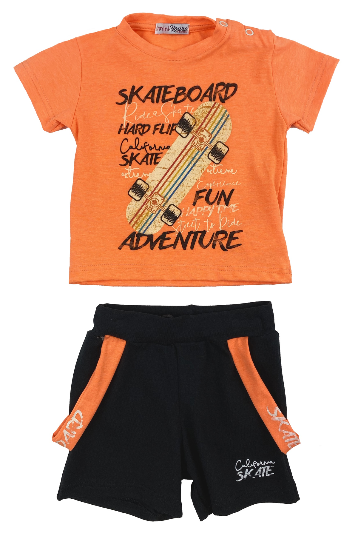 Completo Bermuda + T-Shirt M.c. Yours Neonato 6/30 Mesi - Ay1566