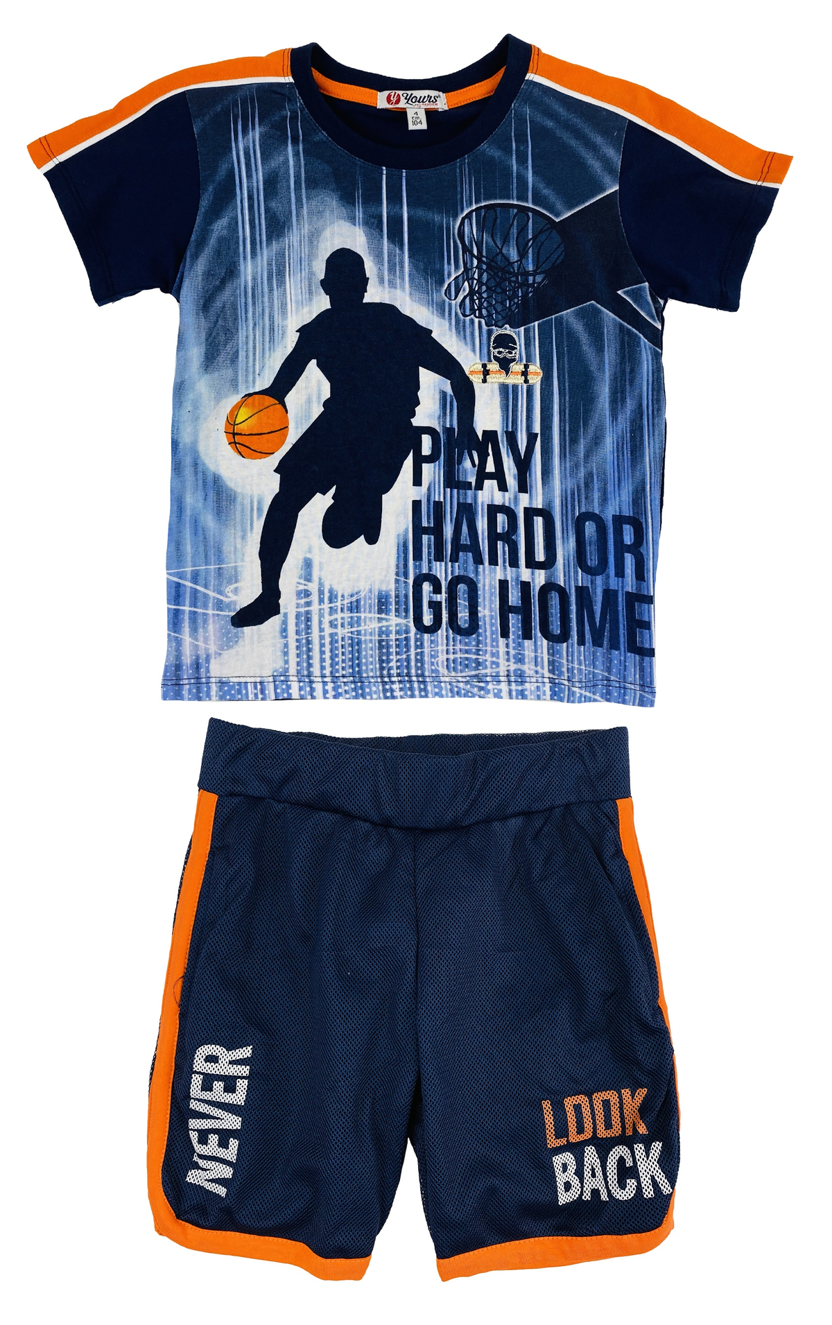 Completo Short + T-Shirt Yours Bambino 3/7 Anni - Ay2590