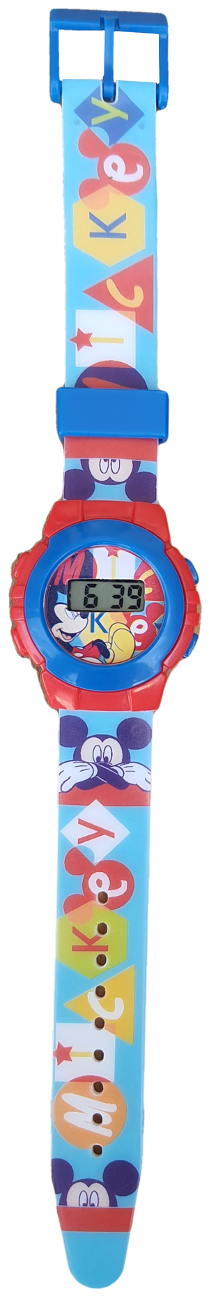 Orologio da Polso Digitale Mickey Mouse DISNEY Topolino in Confezione Sagomata - Wd22135
