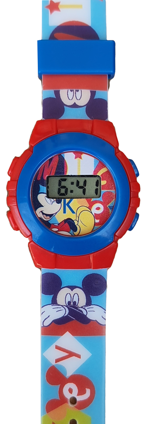 Orologio da Polso Digitale Mickey Mouse DISNEY Topolino in Confezione Sagomata - Wd22135