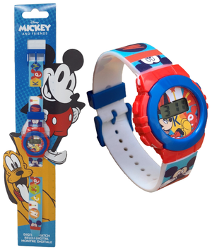 Orologio da Polso Digitale Mickey Mouse DISNEY Topolino in Confezione Sagomata - Wd22135