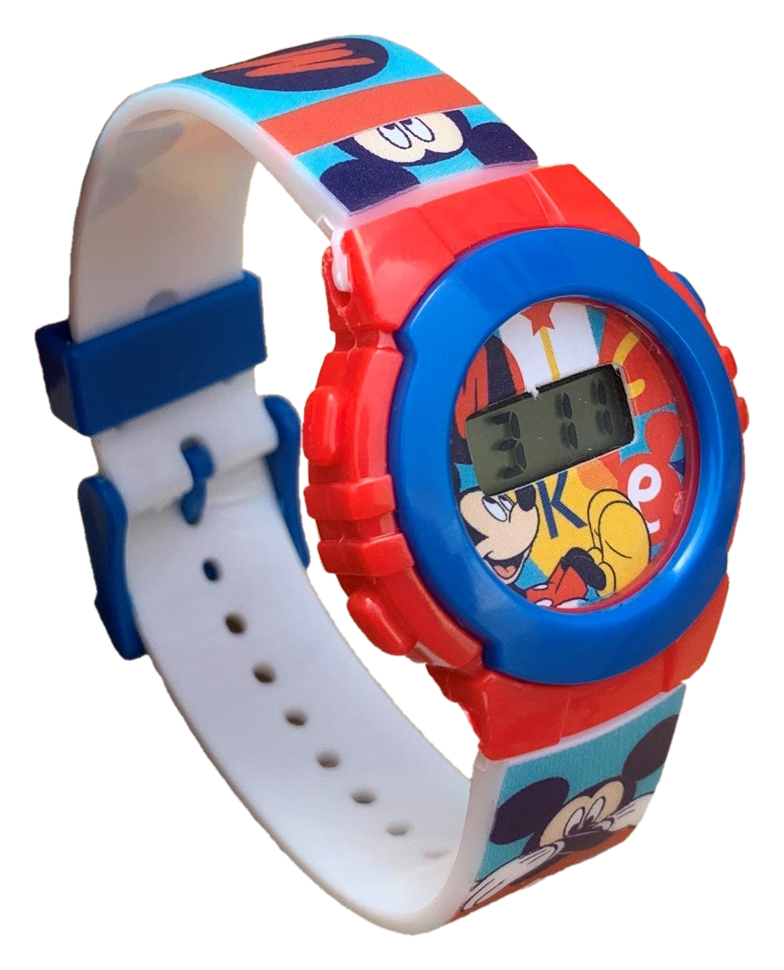 Orologio da Polso Digitale Mickey Mouse DISNEY Topolino in Confezione Sagomata - Wd22135
