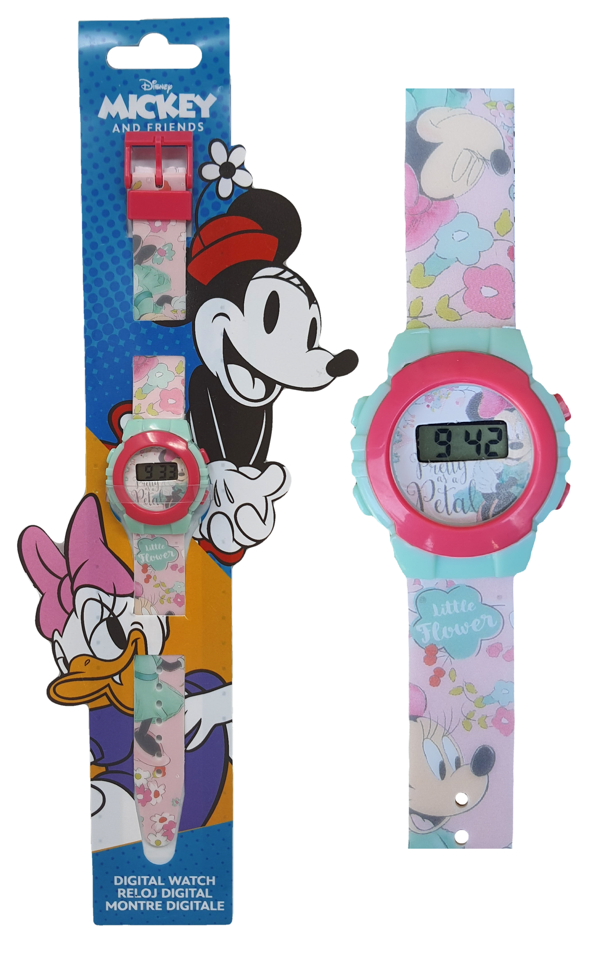 Orologio da Polso Digitale Minie DISNEY in Confezione Sagomata - Wd22133
