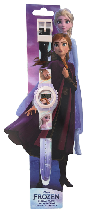 Orologio da Polso Digitale Frozen Ii DISNEY Elsa Anna in Confezione Sagomata - Wd22132