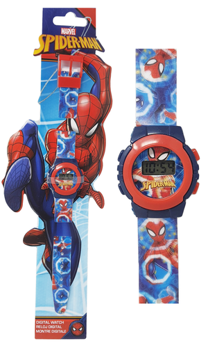 Orologio da Polso Digitale Spiderman MARVEL in Confezione Sagomata - Mv16048