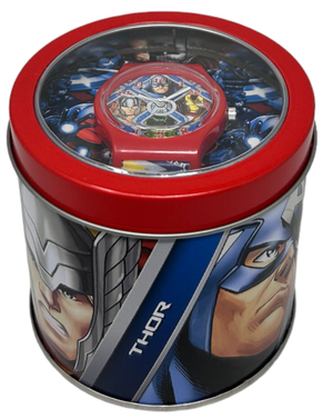 Orologio Avengers MARVEL da Polso Analogico in Scatola di Latta - Mv16051