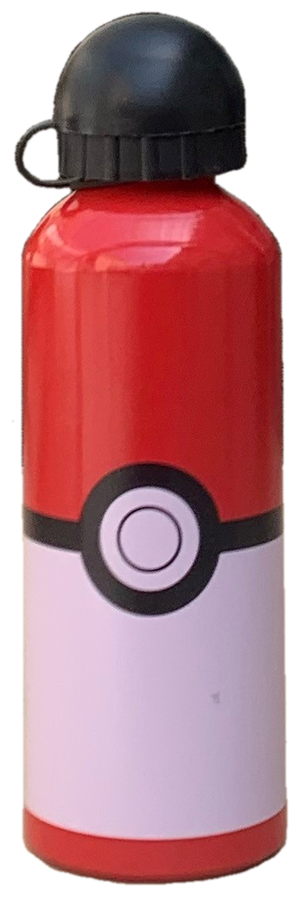 Borraccia in Alluminio Pokemon Pokeball con Beccuccio e Coperchio 500 Ml - Pk0001/n