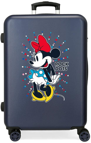 Trolley Minnie DISNEY Valigia da Viaggio in ABS Cm. 68 - 3151824