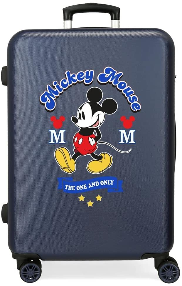 Trolley Topolino DISNEY Mickey Mouse Valigia da Viaggio in ABS Cm. 68 - 3071824