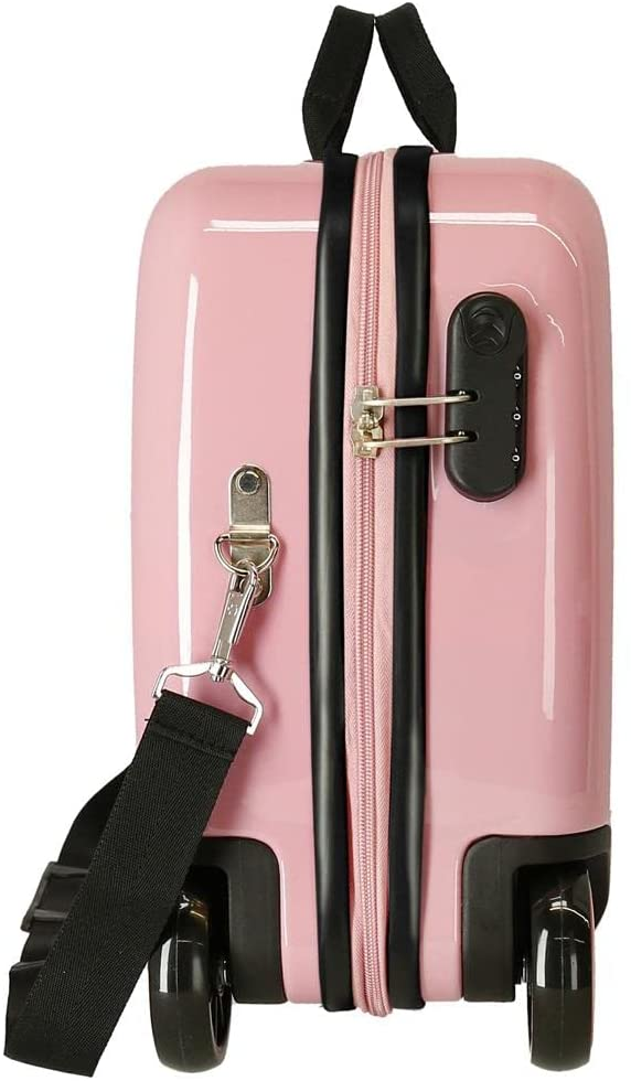 Trolley Topolino Micke Mouse DISNEY da Viaggio 4 Ruote Trainabile Cm. 50 in ABS - 3479821