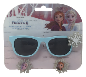 Occhiali da Sole Frozen Ii DISNEY Elsa Anna con 3 Charm Intercambiabili - Wd21064
