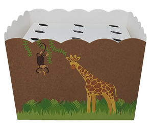 Contenitore Portaconi Topolino Savana DISNEY Vaso + Inserto per 12 Bomboniere Coni - 68219+16921