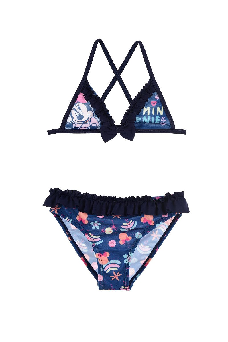 Costume Mare Minnie Mouse DISNEY Bikini 2 Pezzi Bambina - Ev1862blu