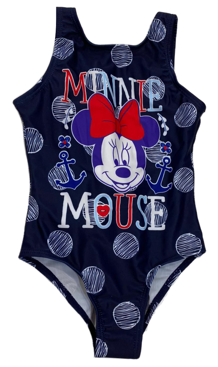 Costume Mare Minnie Mouse DISNEY Intero Bambina - Ev1858blu