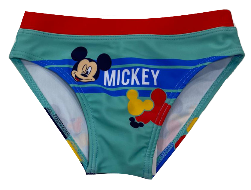 Costume Mare Mickey Mouse DISNEY Topolino Slip Mutandina Bambino - Ev1827turchese