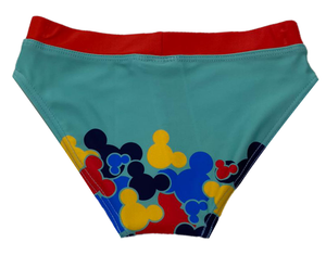 Costume Mare Mickey Mouse DISNEY Topolino Slip Mutandina Bambino - Ev1827turchese