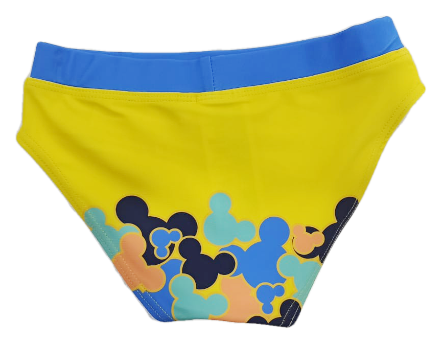 Costume Mare Mickey Mouse DISNEY Topolino Slip Mutandina Bambino - Ev1827giallo