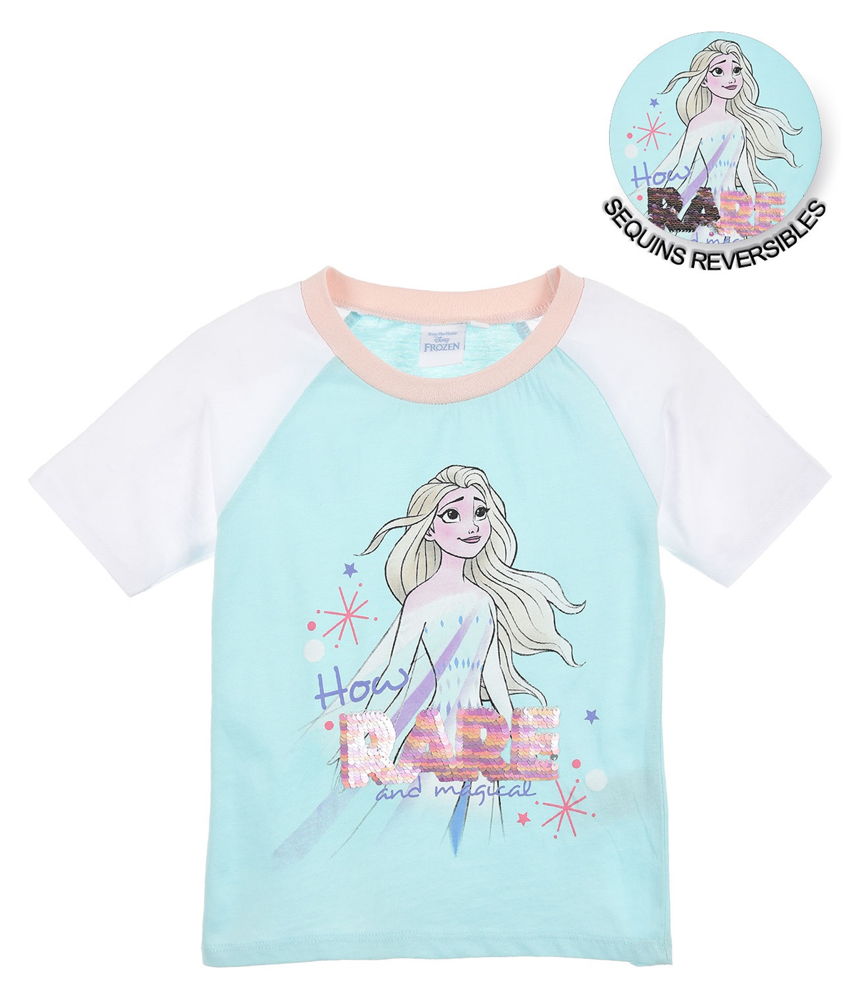 T-Shirt M.c. Frozen Ii DISNEY Elsa Maglietta Bambina Sun City 4/8 Anni - Ev1010turchese