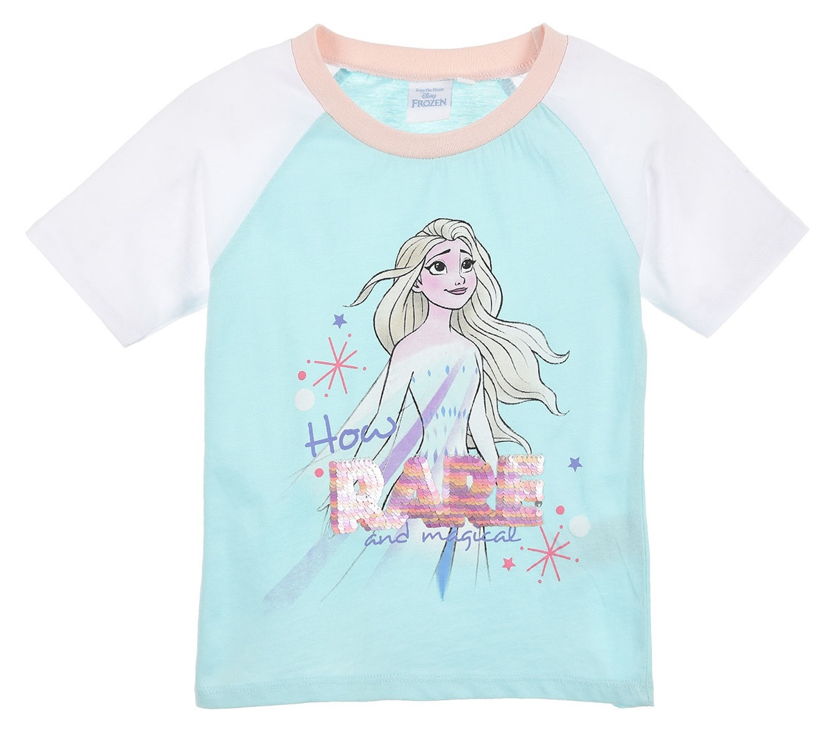 T-Shirt M.c. Frozen Ii DISNEY Elsa Maglietta Bambina Sun City 4/8 Anni - Ev1010turchese
