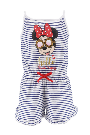 Tuta Intera Minnie Mouse DISNEY Bambina Sun City 3/8 Anni - Ev1244blu