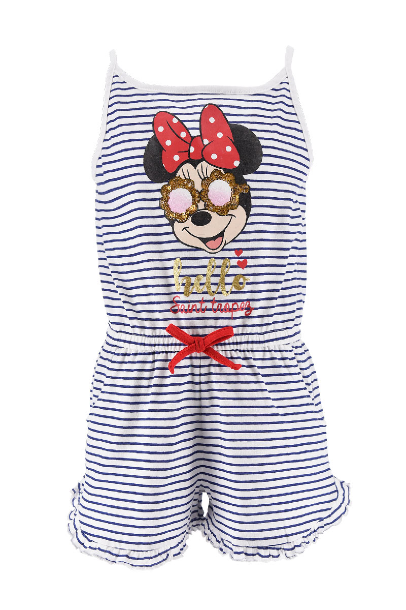 Tuta Intera Minnie Mouse DISNEY Bambina Sun City 3/8 Anni - Ev1244blu