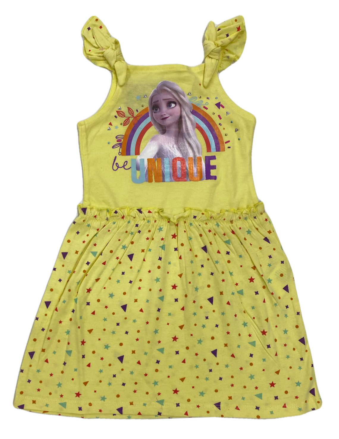 Scamiciata Frozen Ii DISNEY Elsa Anna Bambina Sun City - Ev1000giallo
