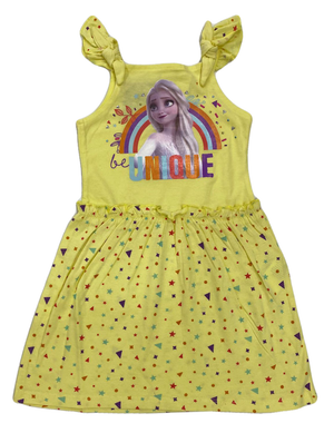 Scamiciata Frozen Ii DISNEY Elsa Anna Bambina Sun City - Ev1000giallo