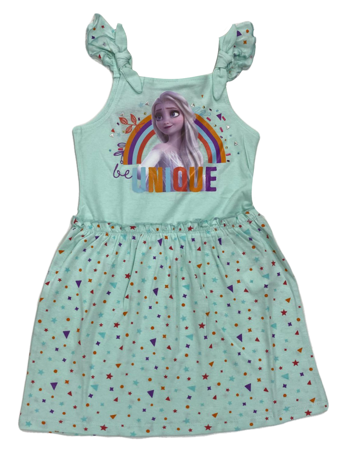 Scamiciata Frozen Ii DISNEY Elsa Anna Bambina Sun City - Ev1000turchese