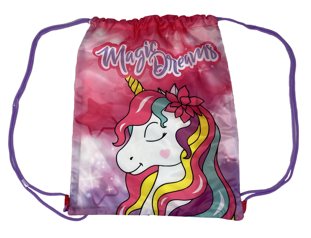 Sacca Unicorno Borsa Tempo Libero Palestra Cm. 38x29 - X04272mc