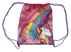 Sacca Unicorno Borsa Tempo Libero Palestra Cm. 38x29 - X04272mc